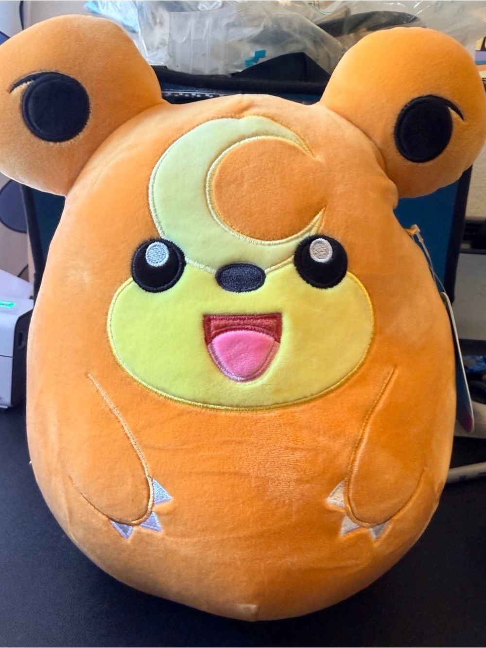 Squishmallows 10-Inch Plush Toy, Official Pokemon Teddiursa